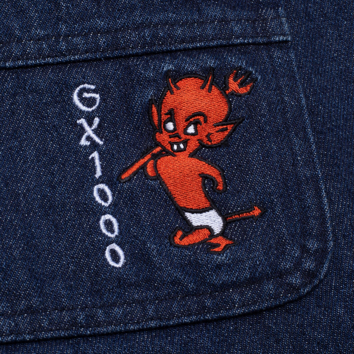 GX1000 ~ Eband Denim Short - Dark Blue Wash - Large