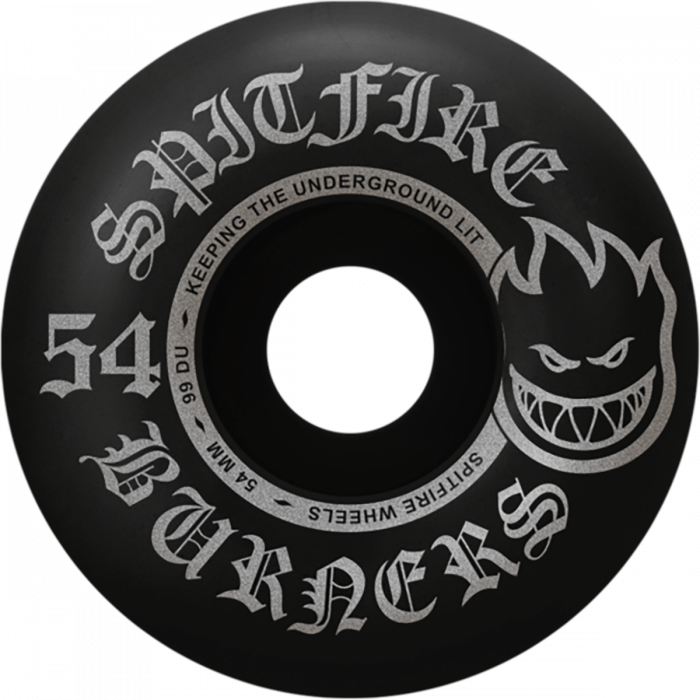 SPITFIRE BURNERS 54MM 99A BLACK – Pastime Skateshop