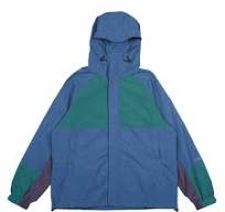 Theories Gale Shell Jacket Blue and Green