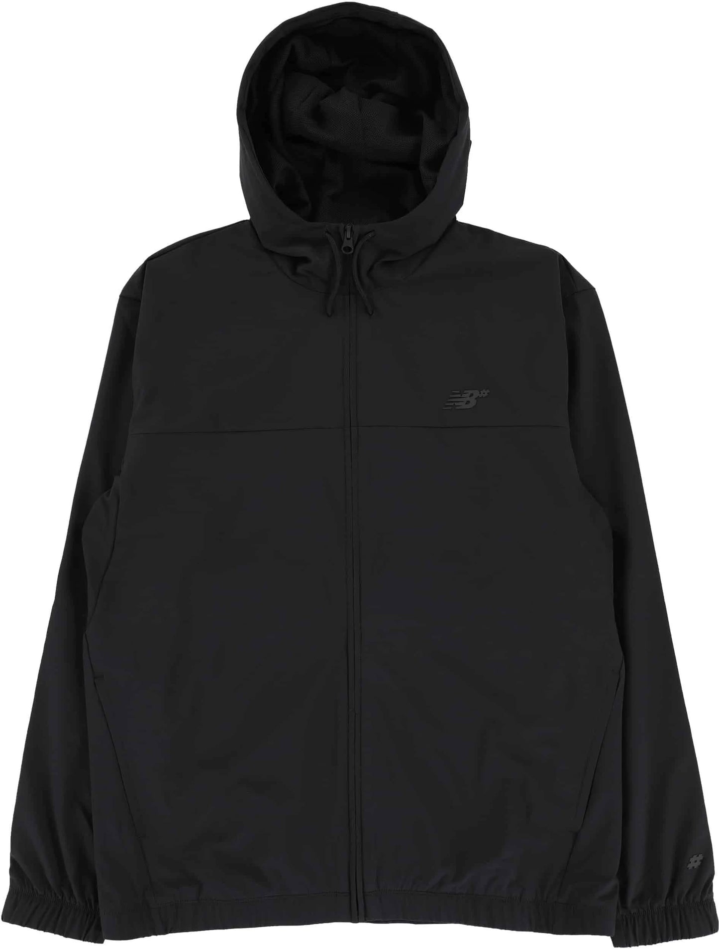 New Balance Numeric Woven Full Zip Jacket (Black)