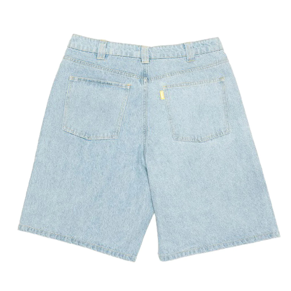 Theories Plaza Jean Shorts - Light Blue