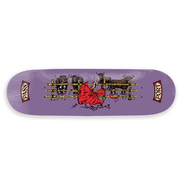 PASS~PORT  (You’re Making Me Nervous Series) Red Flag Deck 8.25*