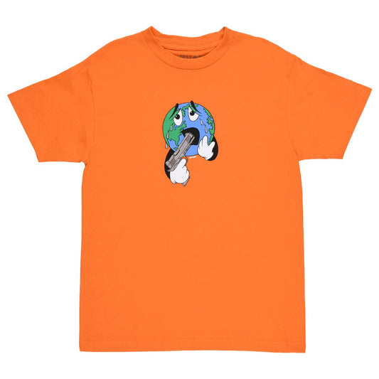 QUASI~Small World Tee [Orange]