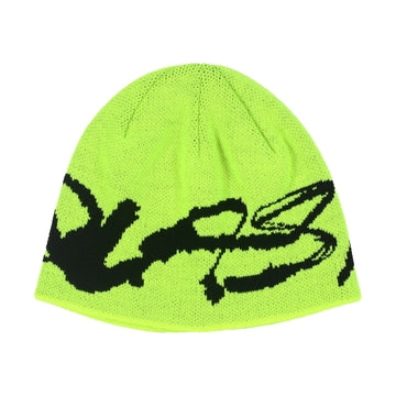 Quasi ~ Rift Beanie [Bright Green]