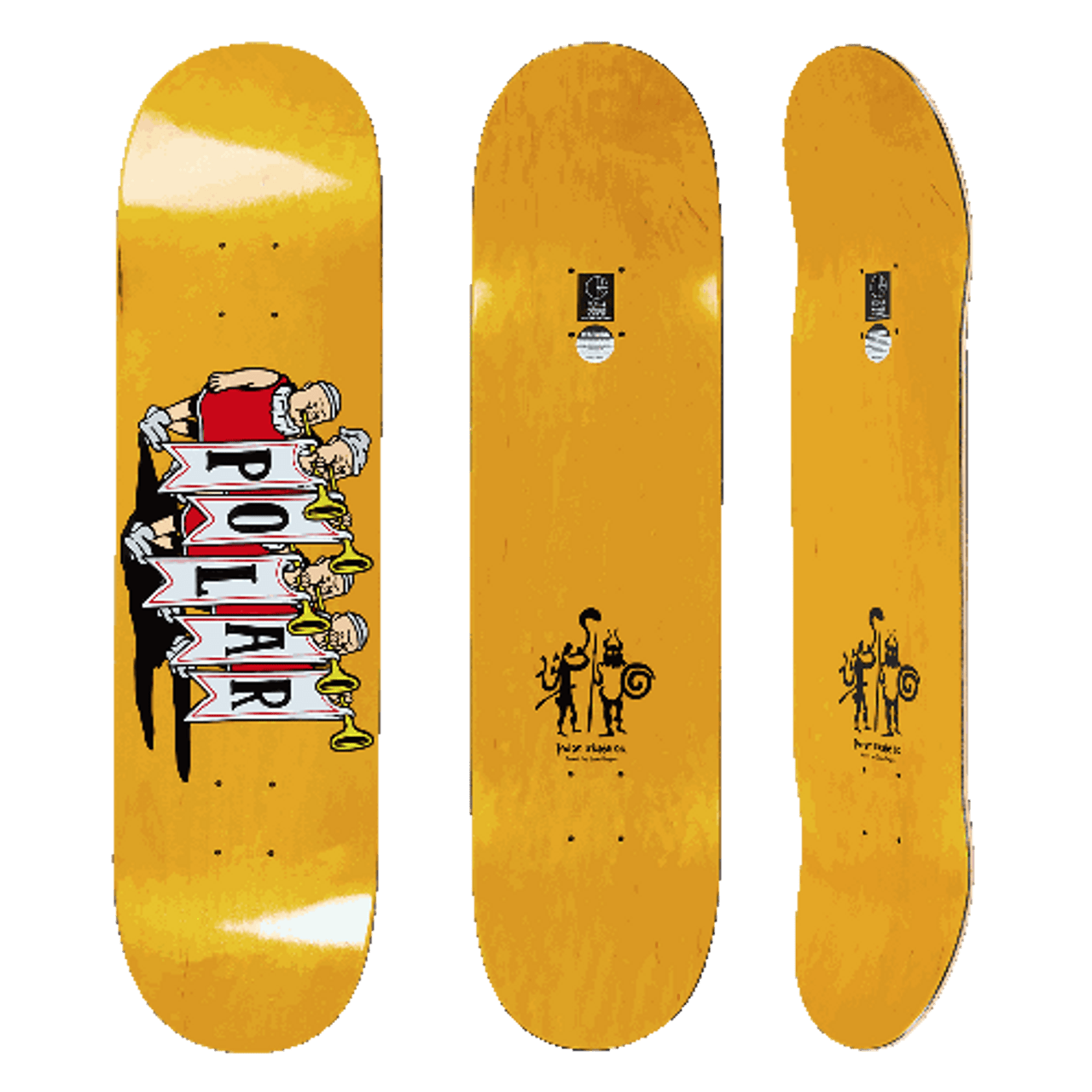 POLAR SKATE CO ~ Team Model - Trumpets - 8.5 (Short)