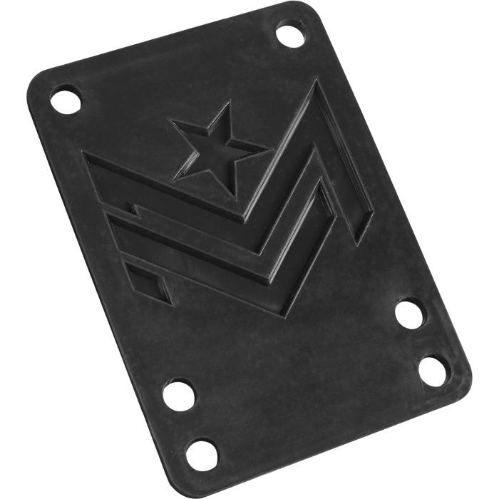 MINI LOGO 1/10" SHOCK PADS single set BLACK ppp