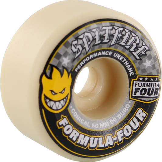 SPITFIRE F4 99a CONICAL  WHT W/YEL & BLK