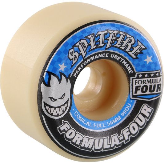 SPITFIRE F4 99a CONICAL FULL  WHT W/BLUE