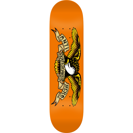 Anti~Hero CLASSIC EAGLE DECK-9.0 ORANGE*