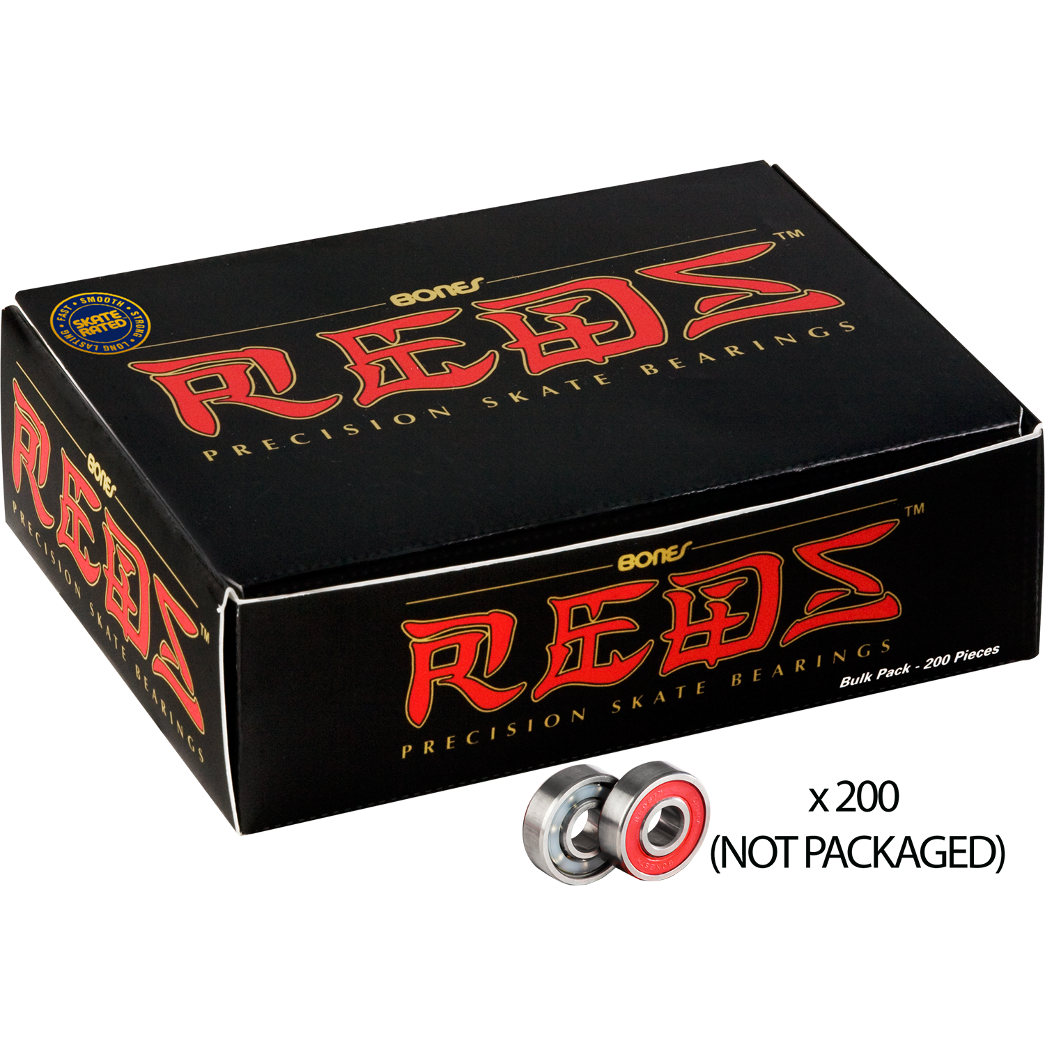 BONES REDS BULK PACK 200pcs(25sets) BEARINGS