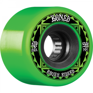 BONES ATF ROUGH RIDER RUNNERS 59mm 80a GRN/BLK