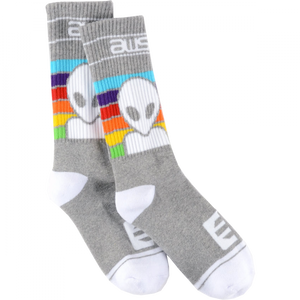 ALIEN WORKSHOP SPECTRUM CREW SOCKS HEATHER GREY 1pr