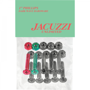 JACUZZI 1" PH HARDWARE SET - DARK WAVE BLACK/MULT