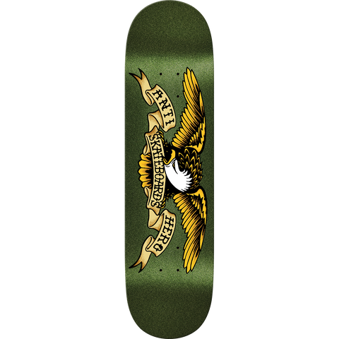 ANTI HERO ~ EASY RIDER CLASSIC EAGLE DECK-8.38 GRN METALLIC