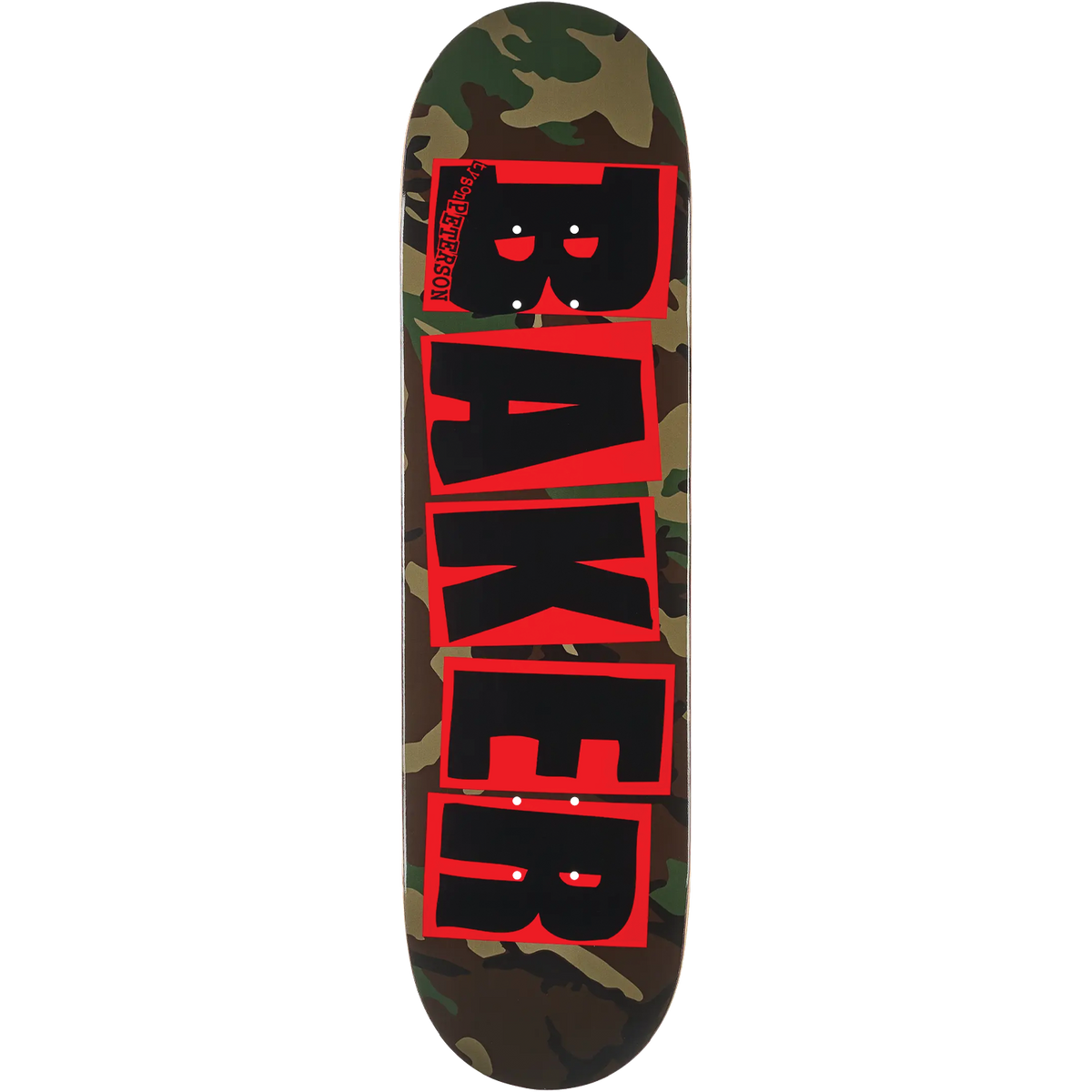 BAKER PETERSON BRAND LOGO DECK-8.25 CAMO