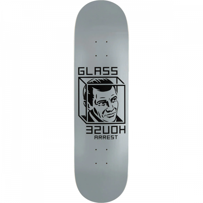 GLASS HOUSE ~ HOUSE ARREST DECK-8.5 SILVER