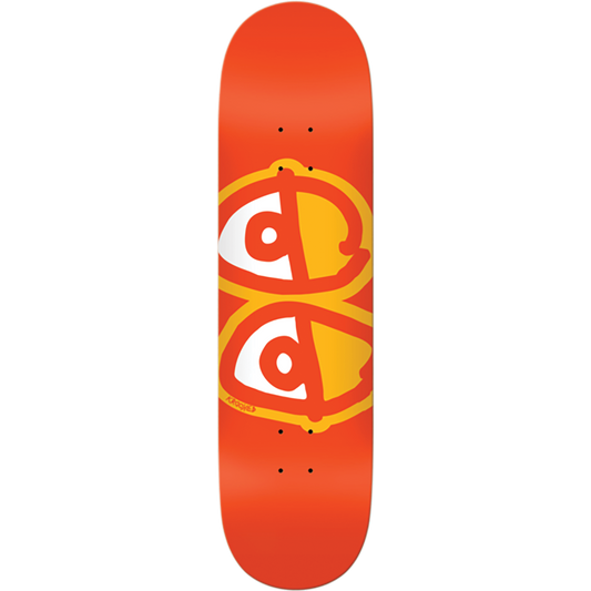 Krooked  Eyes Orange Deck - 8.25"