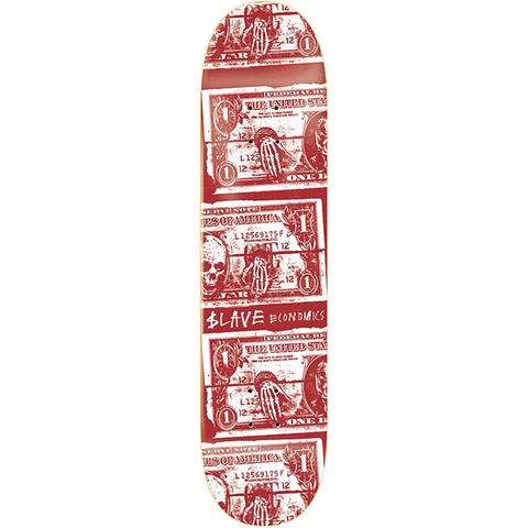 SLAVE ECONO$LAVE 24 DECK-8.5" (RED/WHT)