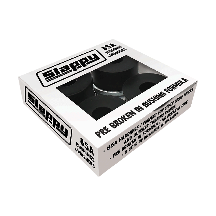 SLAPPY STANDARD BUSHINGS/WASHERS SET 85A BLACK 2PR