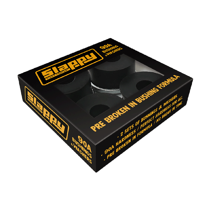 SLAPPY STANDARD BUSHINGS/WASHERS SET 90A BLACK 2PR