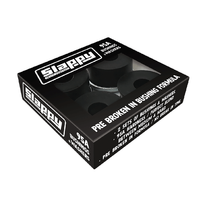 SLAPPY STANDARD BUSHINGS/WASHERS SET 95A BLACK 2PR