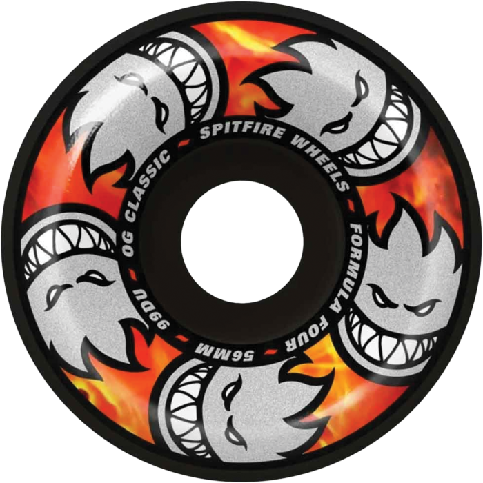 SPITFIRE F4 99A OG CLASSIC 56MM MULTIBALL BLK