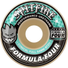 SPITFIRE F4 97a CONICAL FULL WHT W/TURQ WHEELS SET