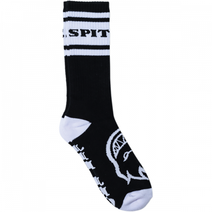 SPITFIRE CLASSIC 87 BIGHEAD CREW SOCK BLK/WHT