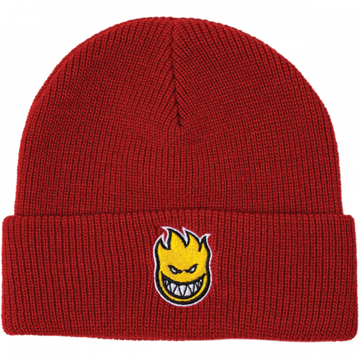 SPITFIRE BIGHEAD FILL CUFF BEANIE DARK RED/GOLD Spitfire