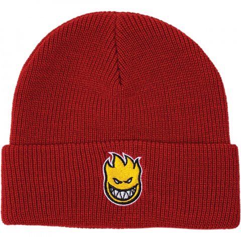 SPITFIRE BIGHEAD FILL CUFF BEANIE DARK RED/GOLD Spitfire