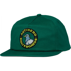 ANTI~HERO PIGEON ROUND HAT ADJ-DARK GREEN