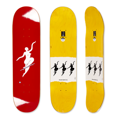 POLAR SKATE CO ~Team Model | No Complies (Red) - 8.25"