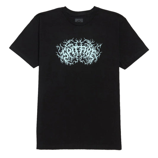 Spitfire   Deathmask Script Glow Tee ~ Black