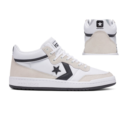 CONS FASTBREAK PRO LEATHER & SUEDE WHITE/BLACK/EGRET