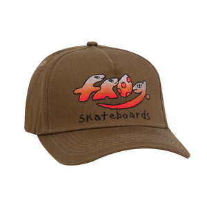 FROG SKATEBOARDS ~Dino Logo 5-Panel (Olive)