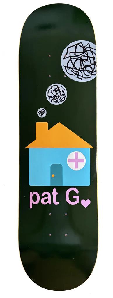 G's House - Pat G Deck Frog Skateboards ~ 8.38