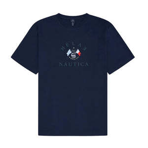 HÉLAS X NAUTICA TEE - NAVY