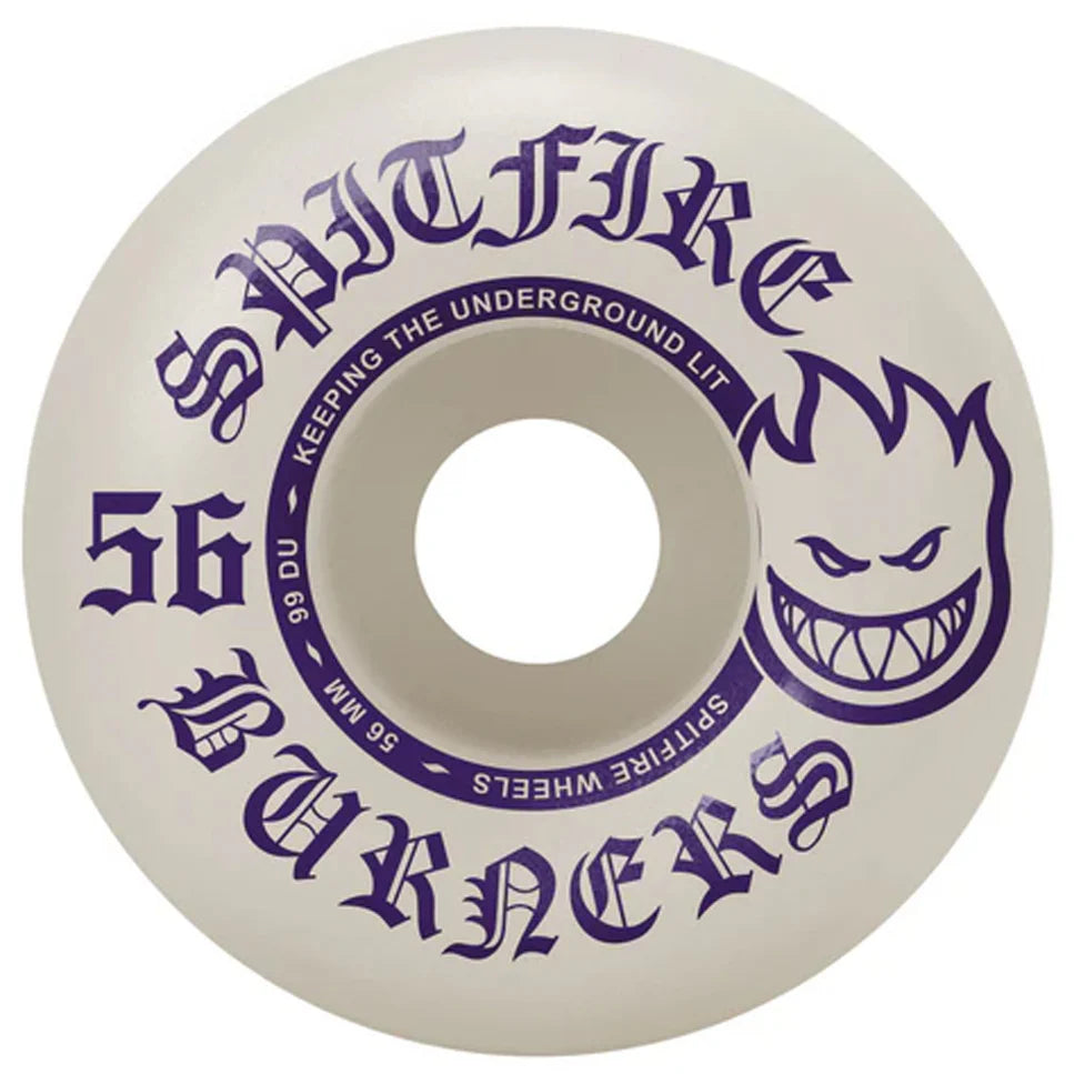 Spitfire Burner 99D White Wheels