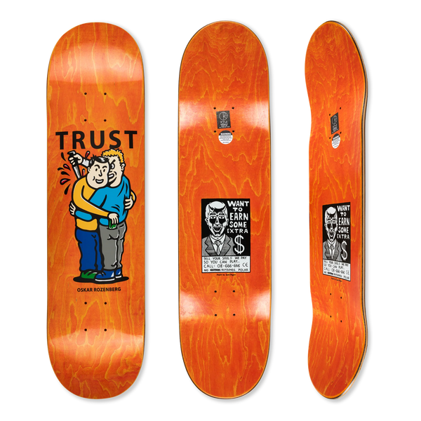 Polar Skate Co. ~ Oskar Rozenberg Trust Deck 8.25" (Assorted Veneers)