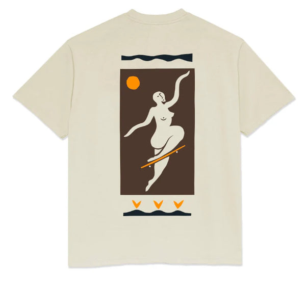 Polar Skate Co. Tee | No Complies Forever (Sand)