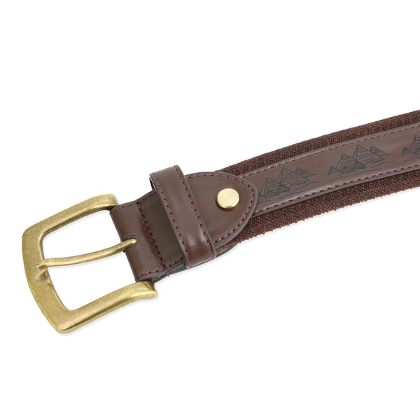 Theories AS ABOVE Belt Vegan Leather Brown