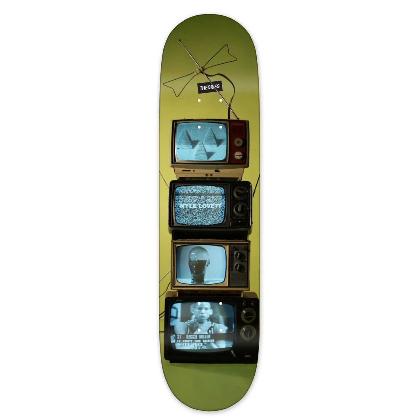 Theories Nyle Lovett CHannel 4 Skateboard Deck × 1 8.38"