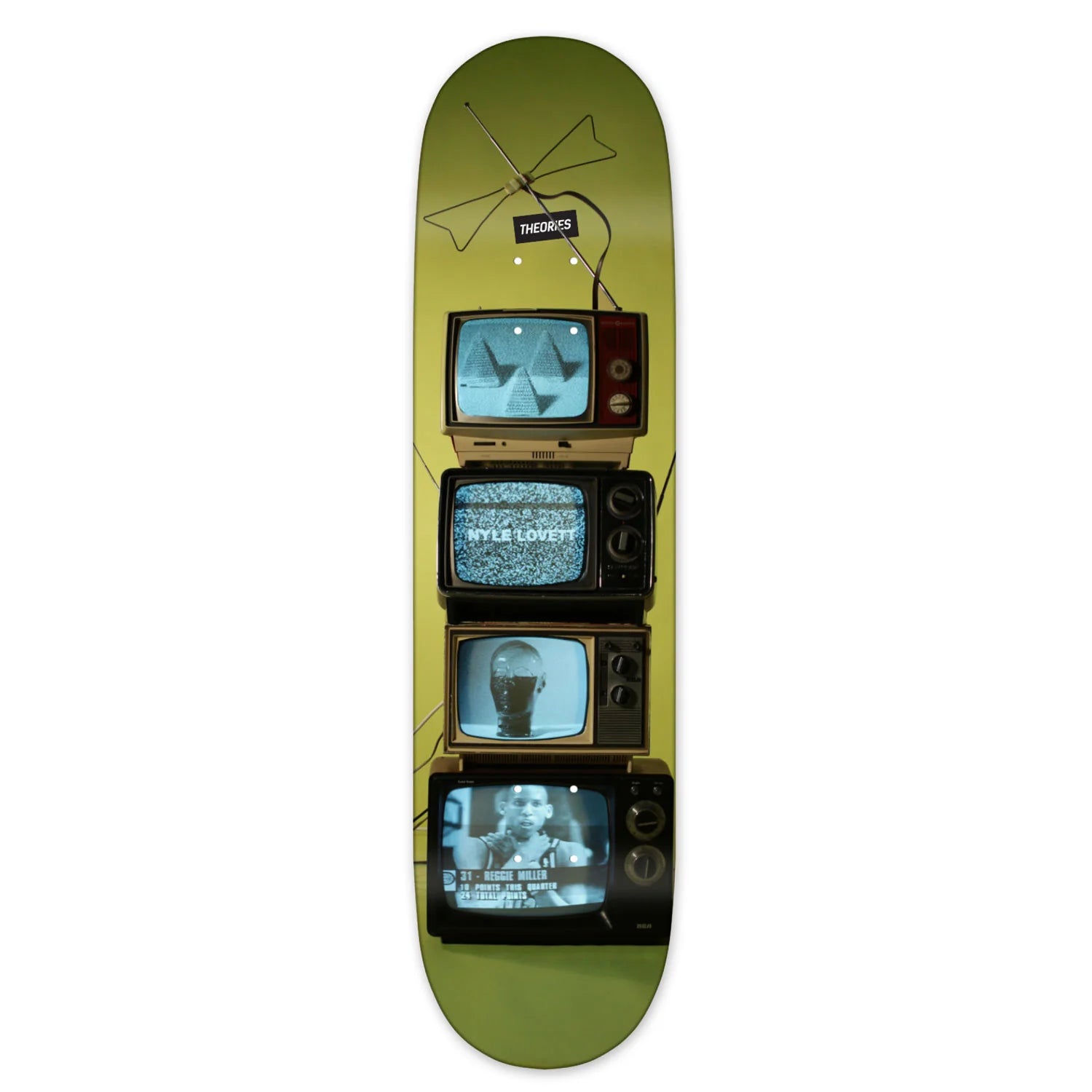 Theories Nyle Lovett CHannel 4 Skateboard Deck × 1 8.38"