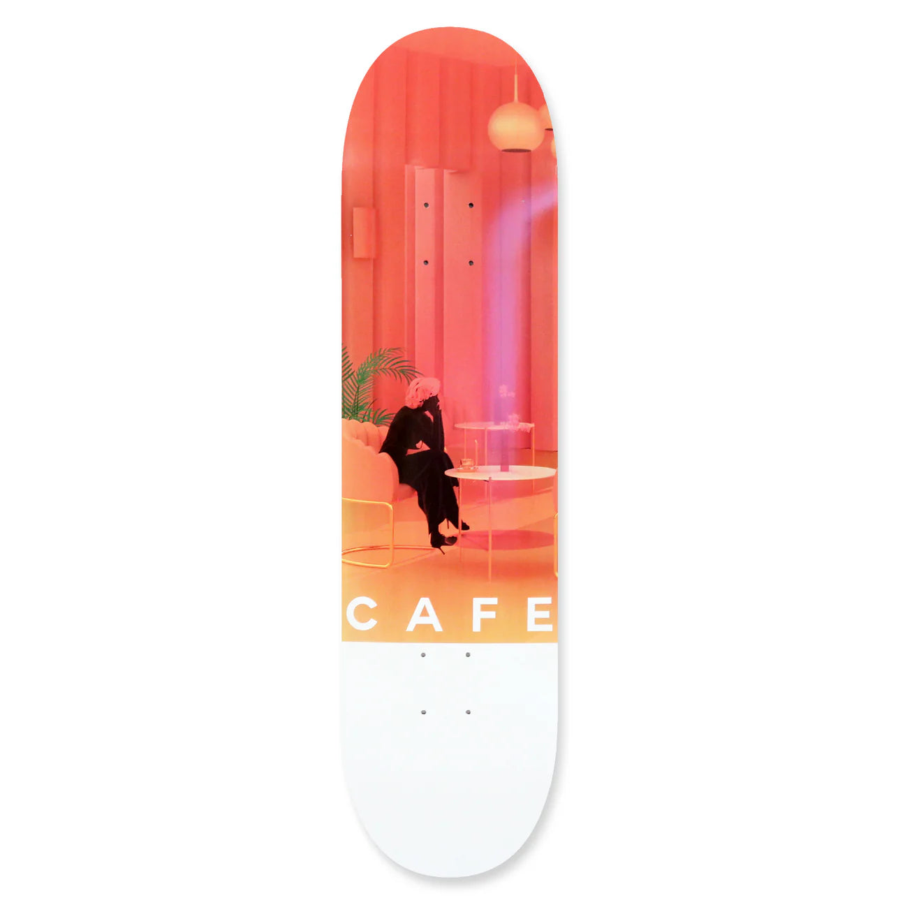 SKATEBOARD CAFE ~ Unexpected Beauty Deck (Pink) - 8.125"