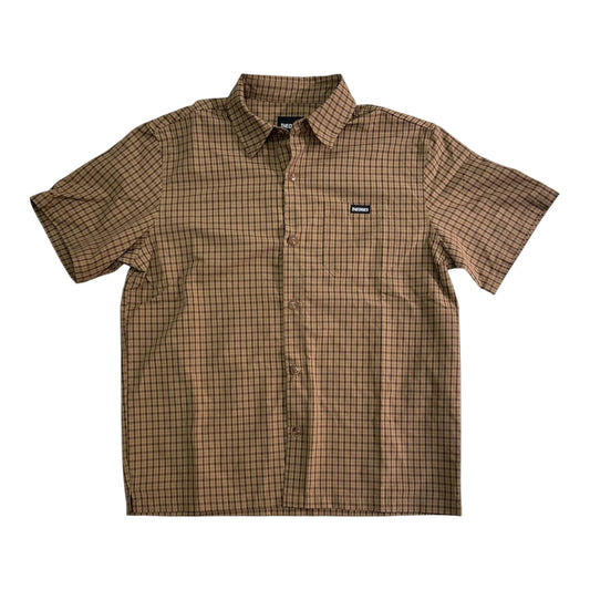 Theories ~ Avignon Flannel Button Up (Caramel)
