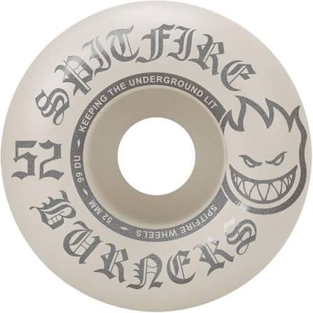 Spitfire Burner 99D White Wheels