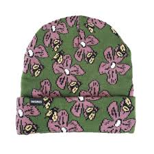 THEORIES BRAND ~ POLLINATE Beanie Purple / Green