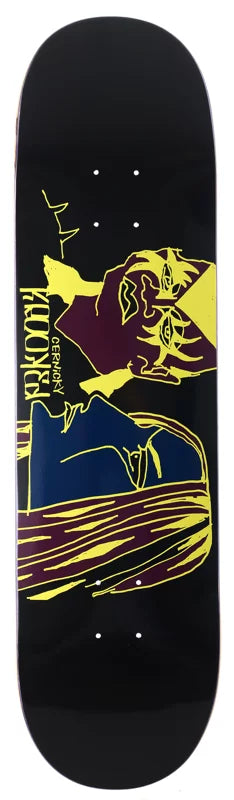KROOKED ~ CERNICKY METAL PARKING LOT DECK-8.25 BLACK