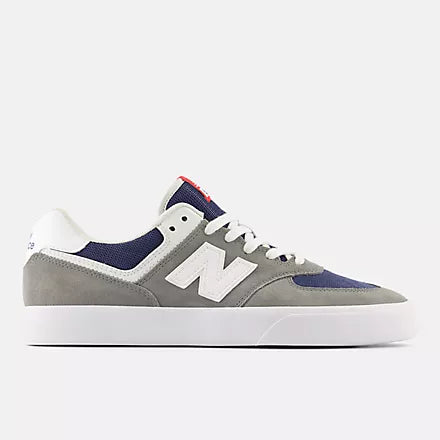 NB Numeric ~ 574 Vulc ( WHITE W/ GREY )