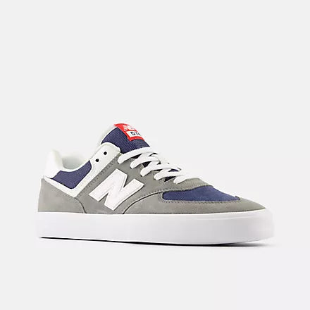 NB Numeric ~ 574 Vulc ( WHITE W/ GREY )